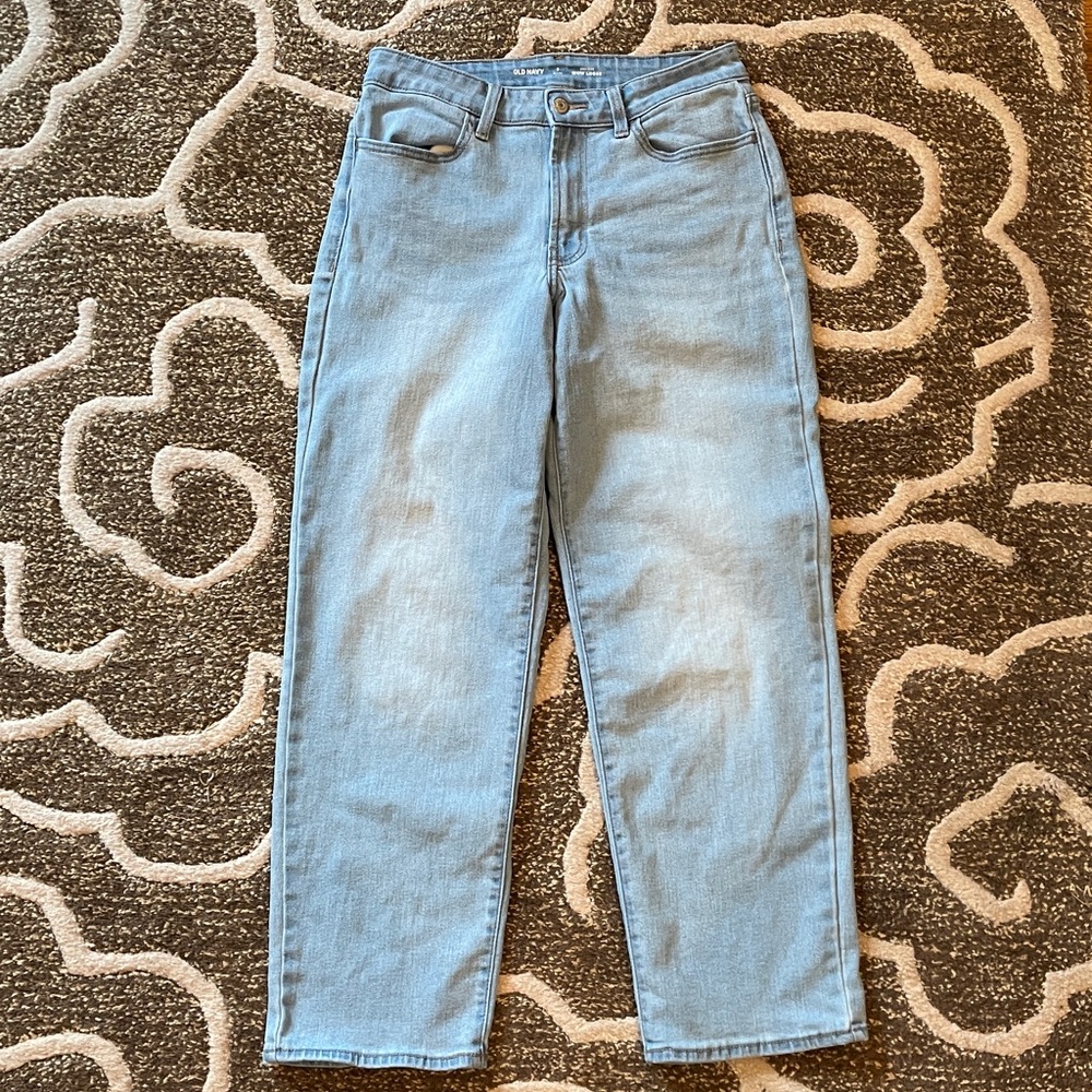 Old Navy High-Rise Wow Loose Jeans - Light Blue in Petite 6